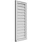 Ekena Millwork Vertical Surface Mount PVC Gable Vent w/ 2"W x 2"H , Brickmould Sill Frame, 16"W x 38"H GVPVE16X3803SN - alternate 2